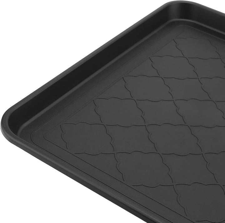 3 Stück Schuhabtropfschalen, 42 x 32 cm Bodenschoner, grosse Schuhmattenablagen, Schuhablage aus Kun