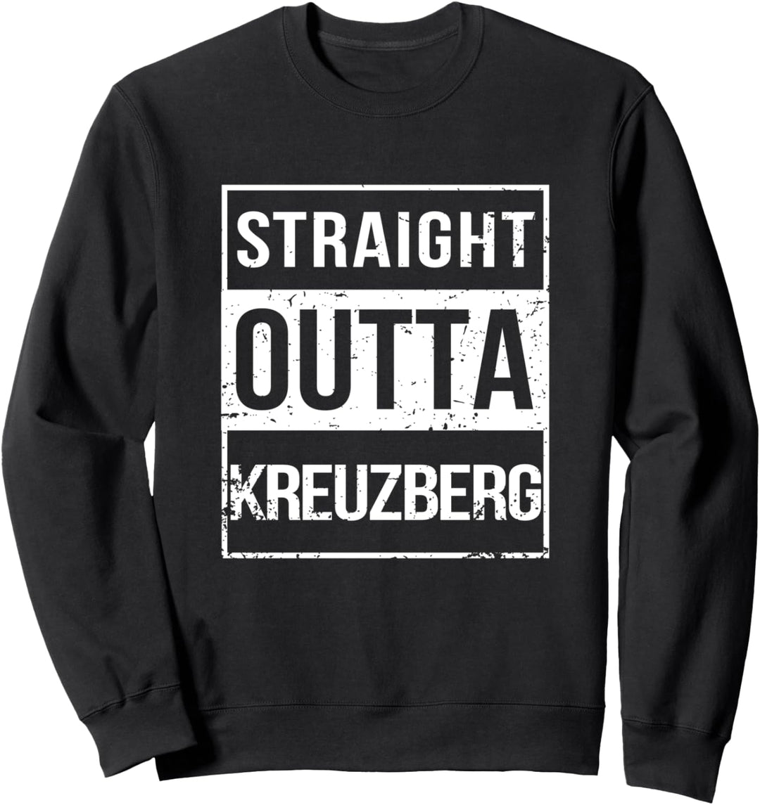Vintage Lustig Straight Outta Kreuzberg Bezirk Berlin Sweatshirt