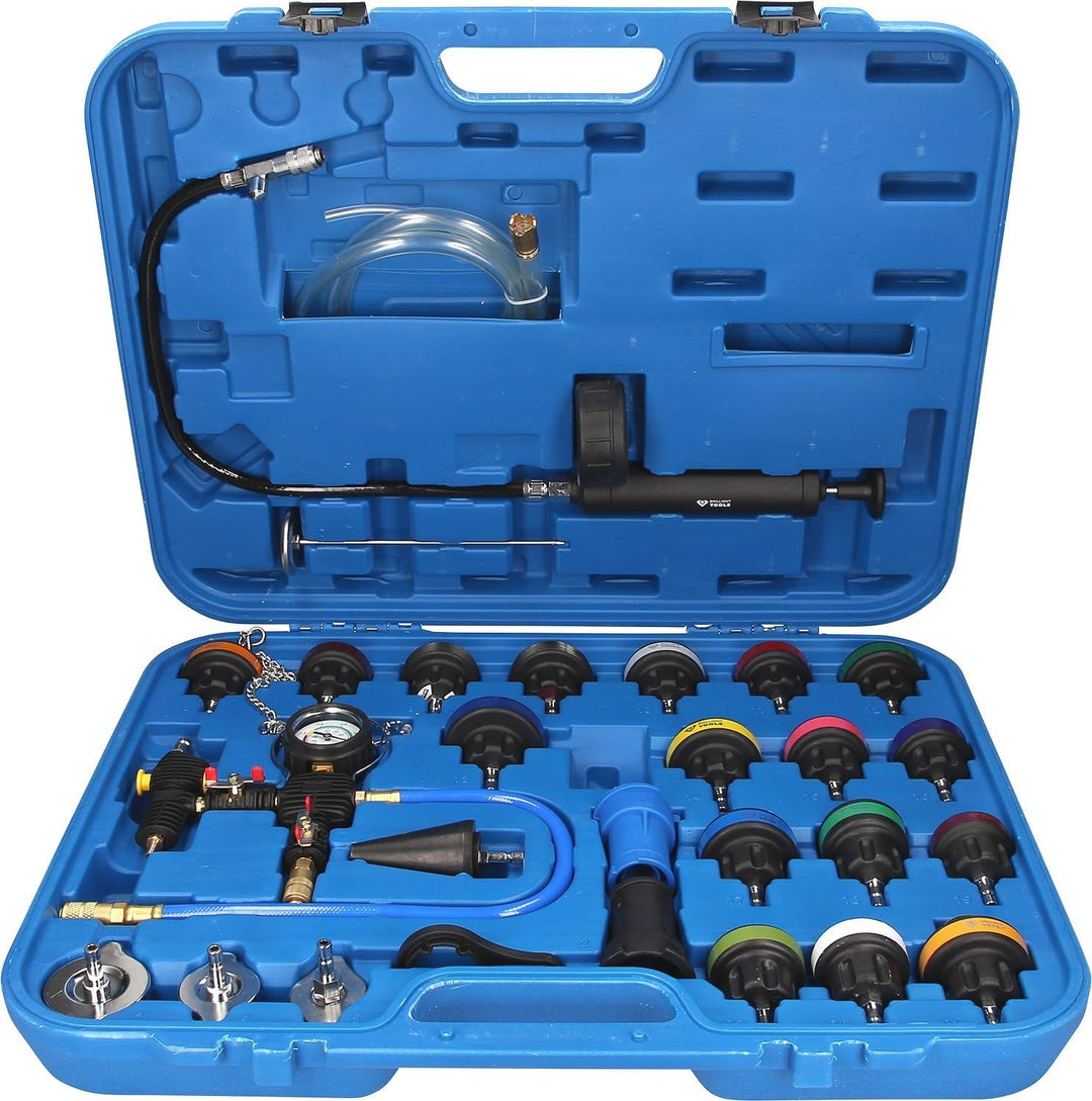 BRILLIANT TOOLS BT521150 Master Kühlsystem-Diagnose-Satz, 28-tlg [Powered by KS TOOLS]