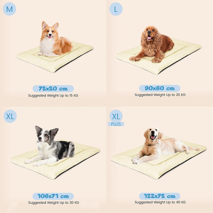 Baodan Hundebett Grosse Hunde, Hundekissen Waschbar Dog Bed - 106x71 cm Superweich Katzenbett mit Ru