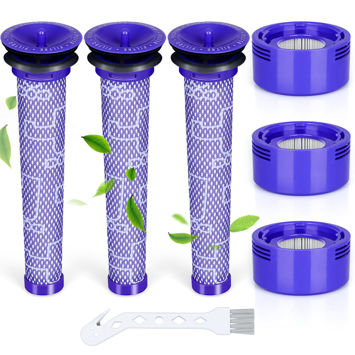 Ersatzfilter für Dyson-V7 V8, KNOWOM Ersatzfilter für Dyson, V8, V7, Tier, Absolute Motorhead, 3 HEP