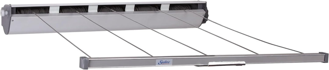 Household Essentials 5-Linie einziehbaren Innen- / Outdoor-Wäschetrockner Ausziehbarer Wäschetrockne