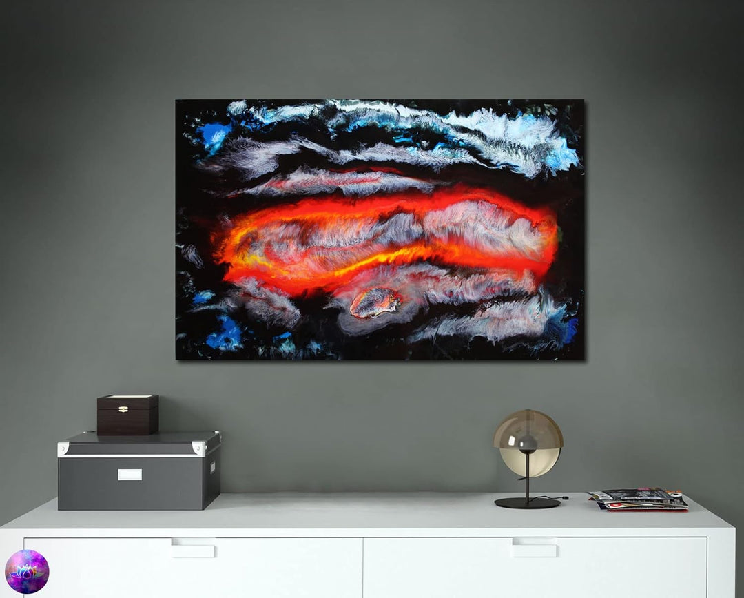 Gemälde Abstrakte Malerei Original - moderne hochglanz Wandbilder XXL - Resin Art Kunst Bild Harz Un