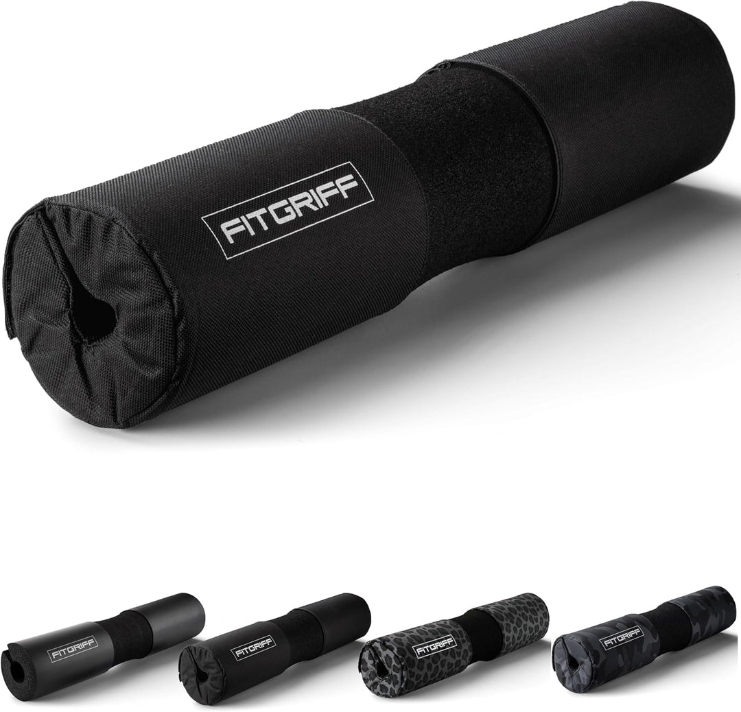 Fitgriff® Langhantel Polster, Hip Thrust Pad mit Klettverschluss - Hantel Nackenpolster - Polsterung
