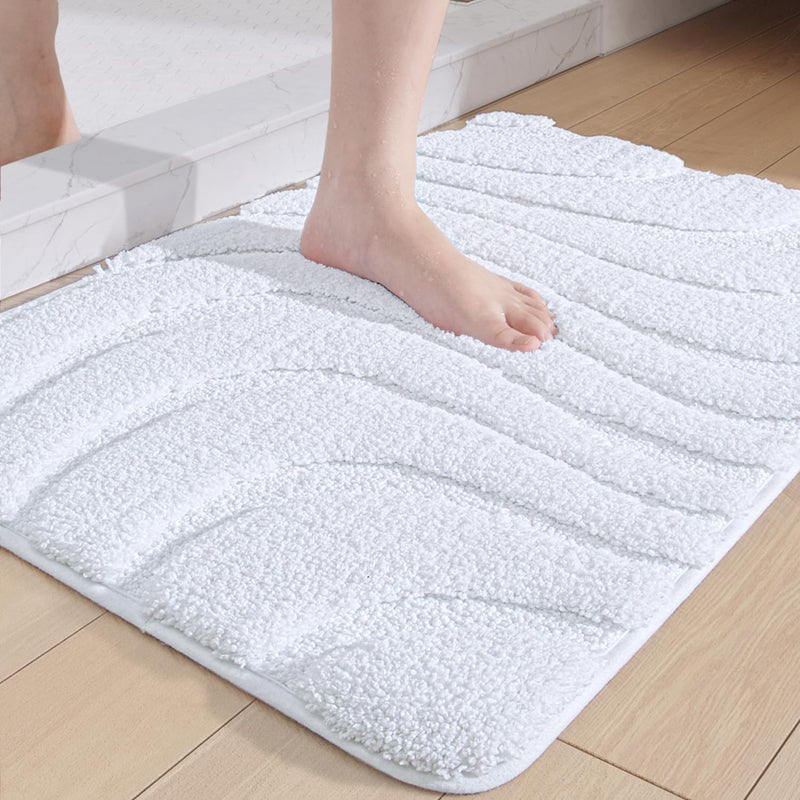 DEXI Badteppich rutschfest 60 x 110cm, weicher Mikrofasern Badematte, Wasserabsorbierende Badezimmer