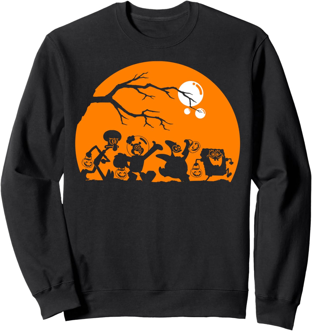 Spongebob Squarepants Halloween Group Shot Poster Sweatshirt