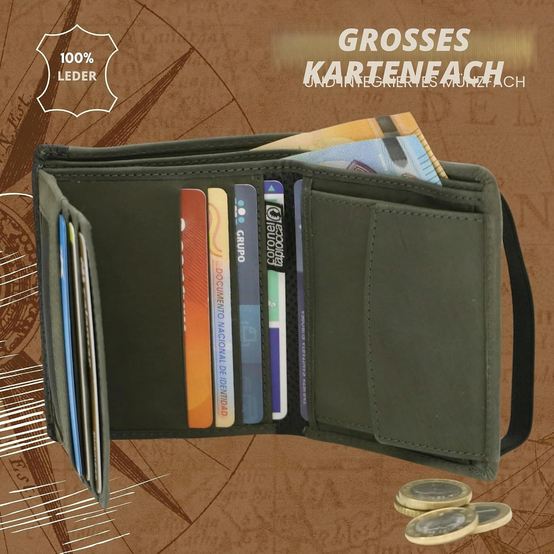 Coronel Tapiocca Herren Geldbörse Wallet Geldbeutel Herren Wallet Portemonnaie Brieftasche Herren Ge