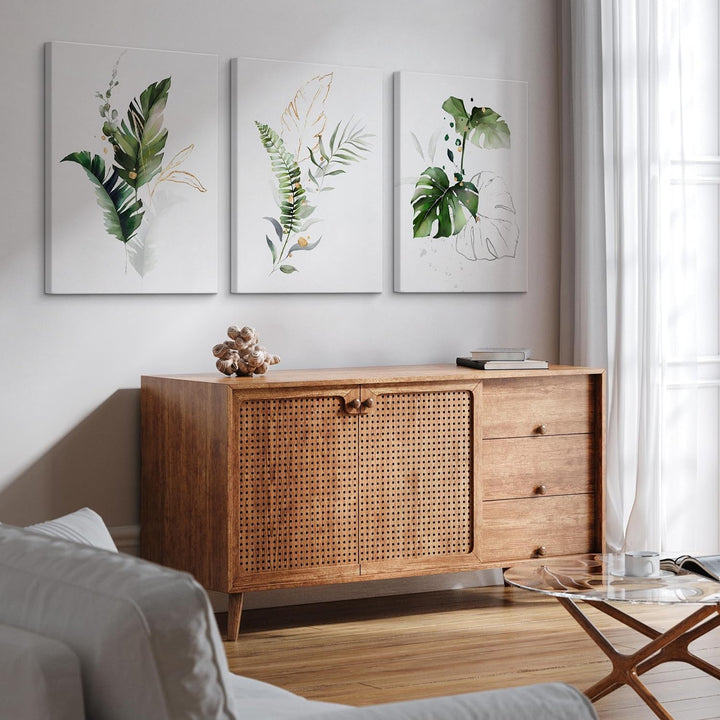 Muralo - Wandbilder Set - Leinwand Bilder Set Aufhängefertig - Bilder für Wohnzimmer Schlafzimmer -