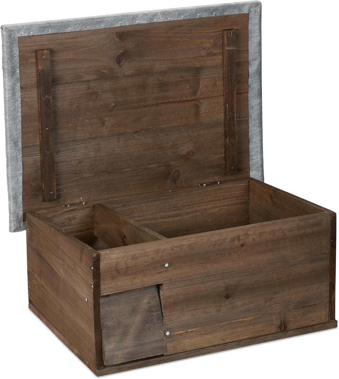 Relaxdays Igelhaus, Bausatz, Igelbau mit Boden, Rattenklappe & Labyrintheingang, Holz, HxBxT: 21 x 4