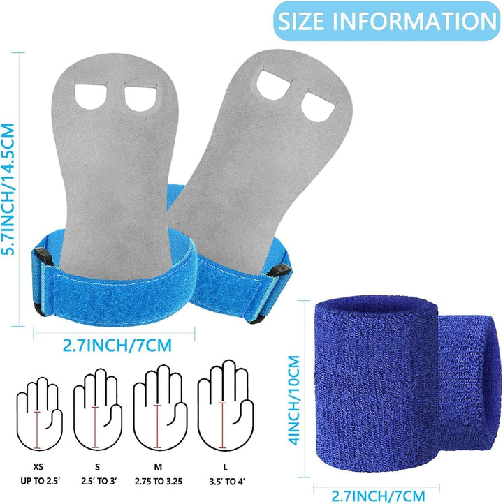FINGER TEN Sporthandschuhe Kinder GymnastikHandschuhe Mädchen Jugend Reckhandschuhe Griffe Gymnastik
