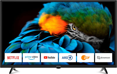 DYON Smart 32 XT 80 cm (32 Zoll) Fernseher (HD Smart TV, HD Triple Tuner (DVB-C/-S2/-T2), Prime Vide