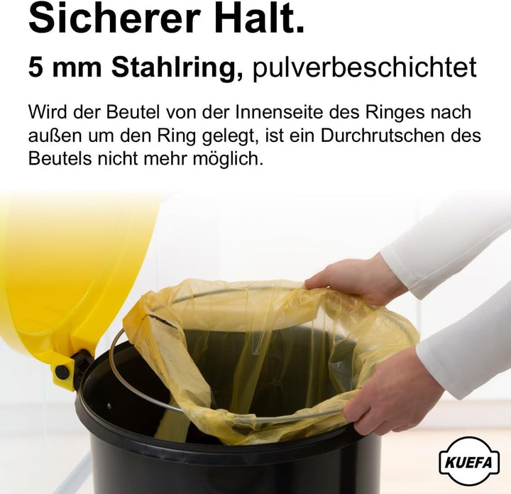 KUEFA Mülleimer/Müllsackständer/Gelber Sack Ständer, Gelb