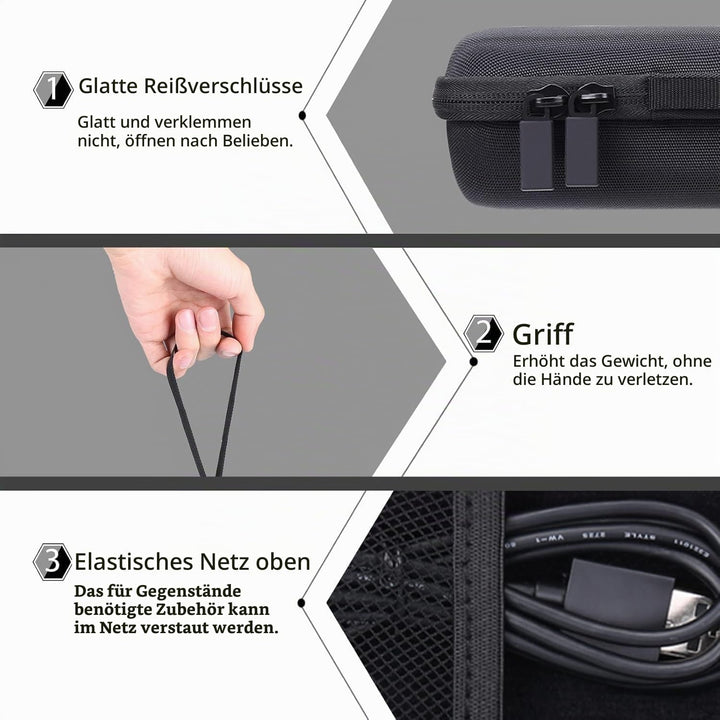 co2CREA Hart reiseschutzhülle Etui Tasche für Epson Workforce ES-50 ES-60W DS-70 DS-80W Tragbarer Sc