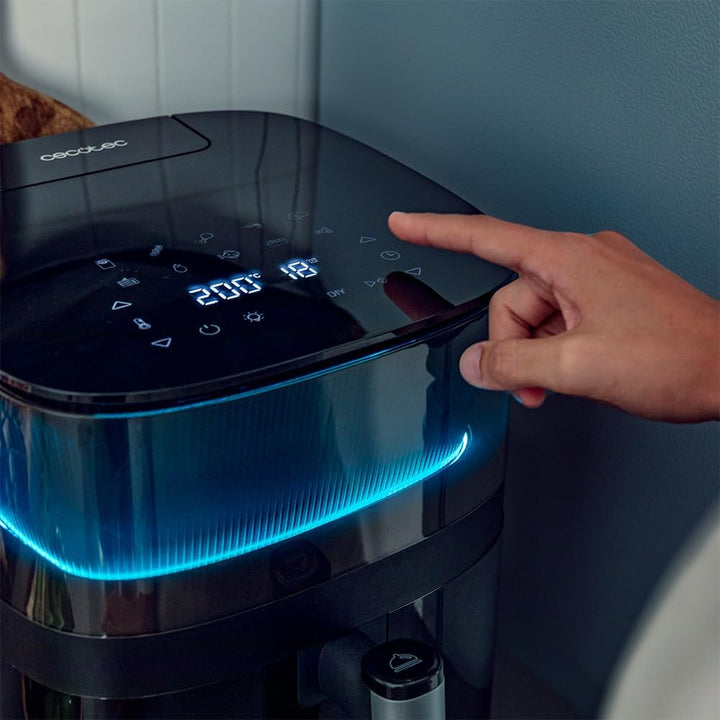 Cecotec Tisch-Konvektionsofen 60 Liter Bake&amp;Toast 6090 Black Gyro. 2200 W, Innenbeleuchtung, 12 Funk