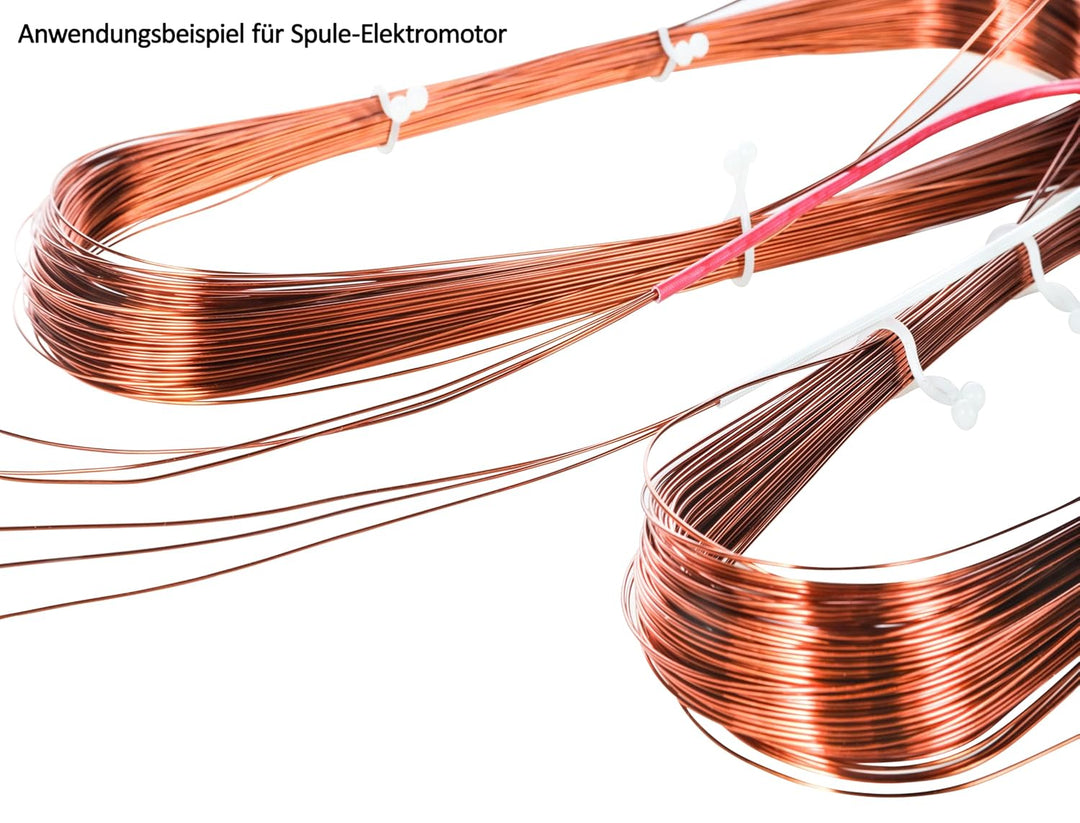 Kupferlackdraht W210 Ø 0,45 mm 500 g CU Lackdraht Grad 2 CUL Kupferdraht Gewicht 500 Gramm Durchmess