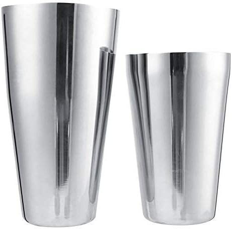 Boston Shaker Edelstahl Cocktail Shaker Set Professioneller Barkeeper Cocktail Making Set 2 Stück Bo