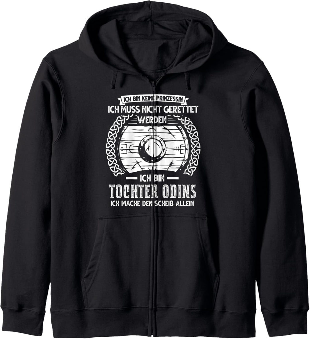Ich bin Tochter Odins Schildmaid Tochter Odins Kapuzenjacke