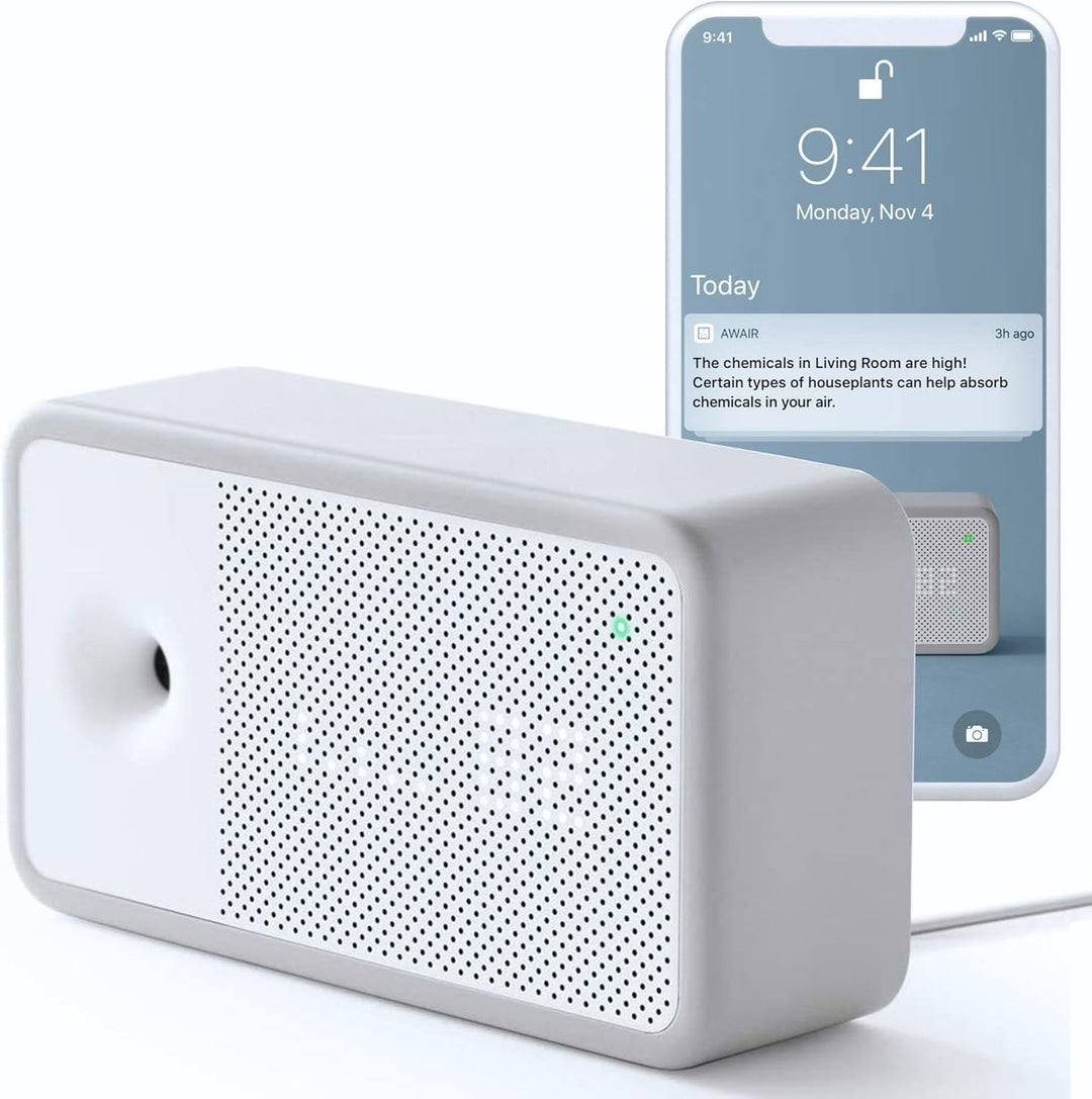 AWAIR - Luftqualität Messgerät - Innovatives CO2 Messgerät (Kohlendioxid Melder) - Monitor für Tempe