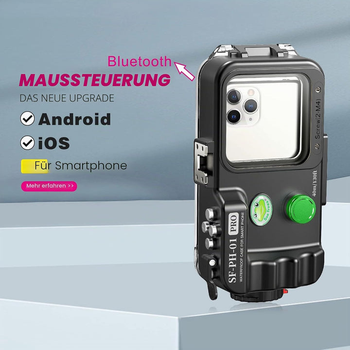 Sea frogs Waterproof Phone Case Upgrade,130ft/40m Underwater Phone case Professional Diving Phone Ca