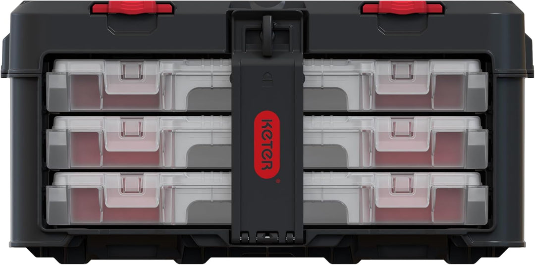 Keter Stack & Roll Heavy Duty DIY 3 Organizer Werkzeug Aufbewahrungs-Set DIY 3 Organizer Werkzeug Au