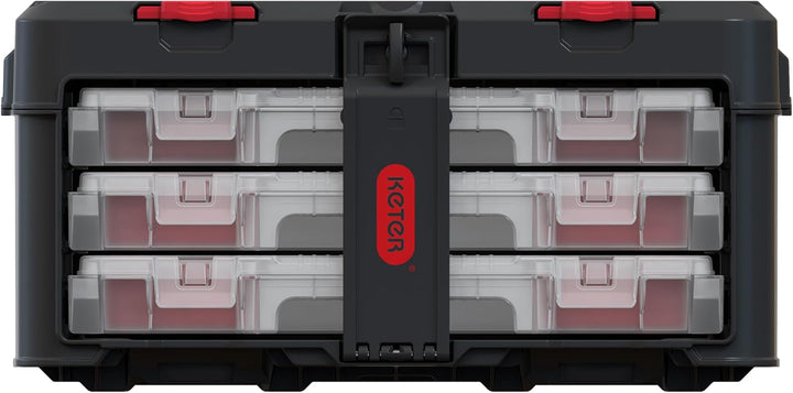 Keter Stack & Roll Heavy Duty DIY 3 Organizer Werkzeug Aufbewahrungs-Set DIY 3 Organizer Werkzeug Au