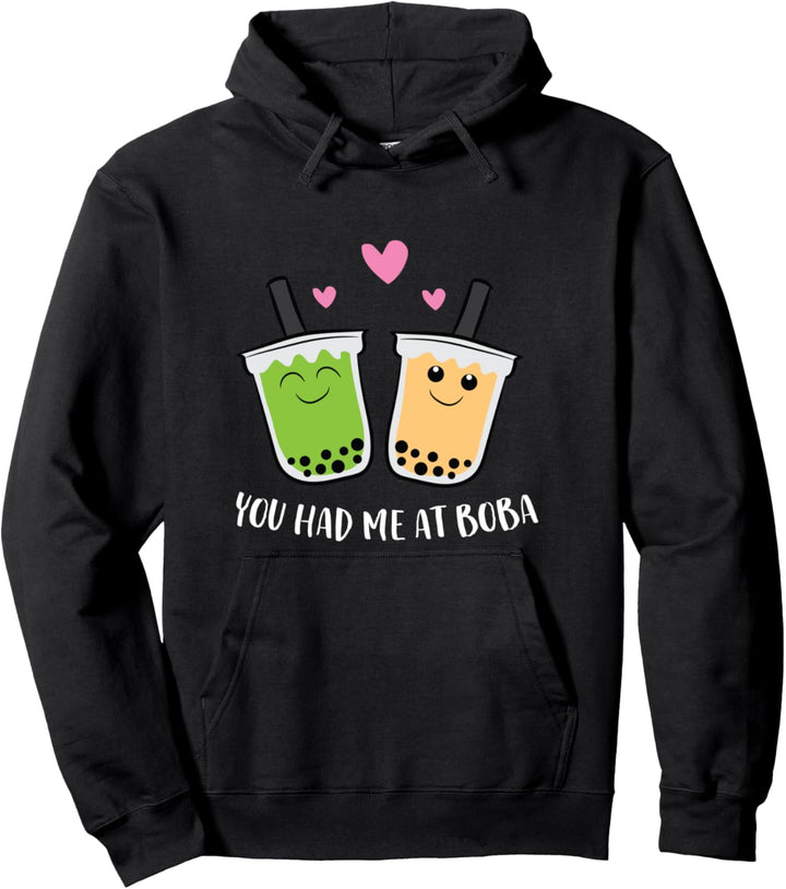 Du hattest mich bei Boba Tea Pullover Hoodie