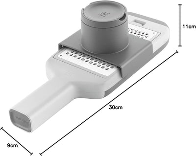 ZWILLING Z-Cut Multi-Reibe, Multifunktional, Edelstahl, 4 austauschbare Klingeneinsätze, Zwei-Wege-R