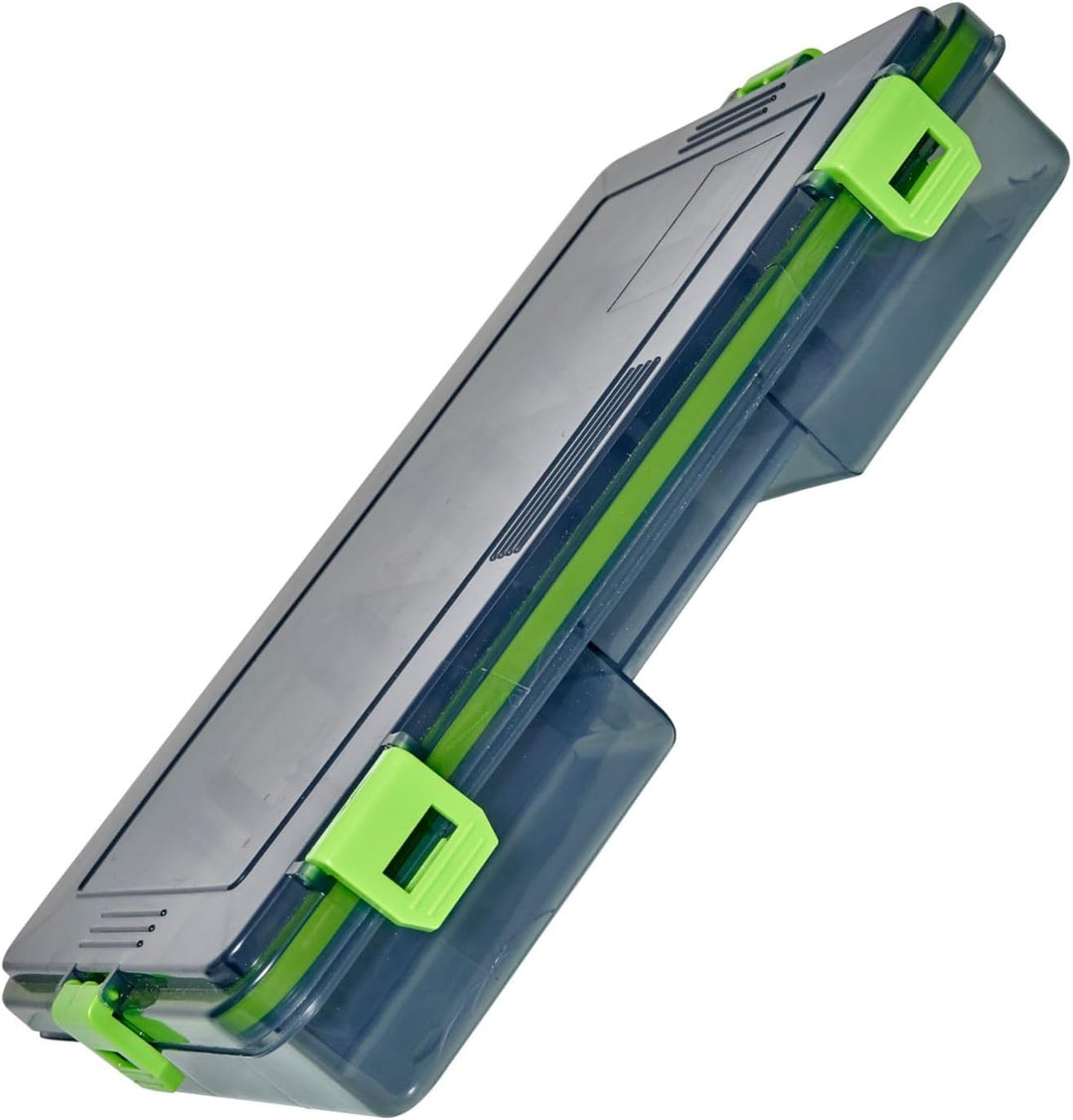 Gunki 27,5x18x5cm wasserdichte Box M - Kunstköderbox für Gummifische & Wobbler, Angelbox für Raubfis