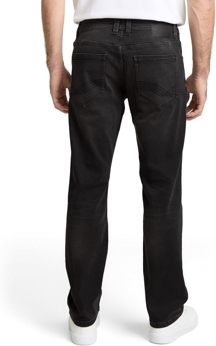 Tom Tailor Herren Marvin Straight Jeans 36W / 30L 10250 - Used Dark Stone Black Denim, 36W / 30L 102