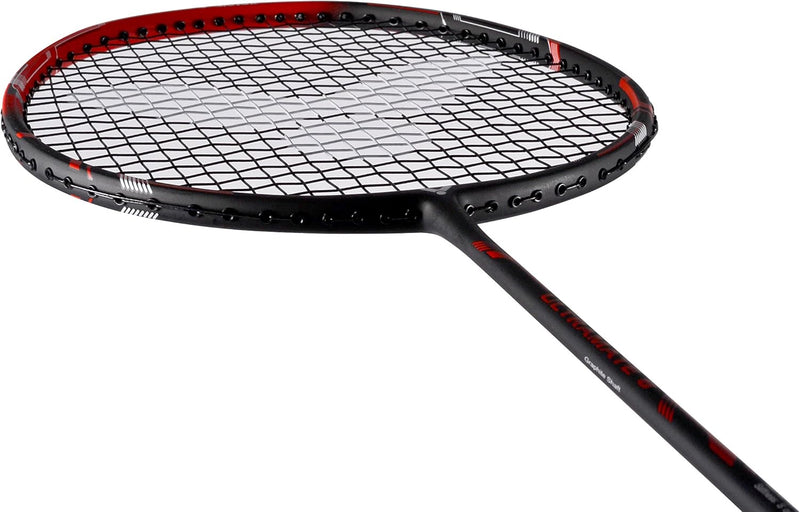 VICTOR Ultramate 6 Badmintonschläger für Einsteiger aus Carbon + Aluminium schwarz/rot Ultramate 6 S