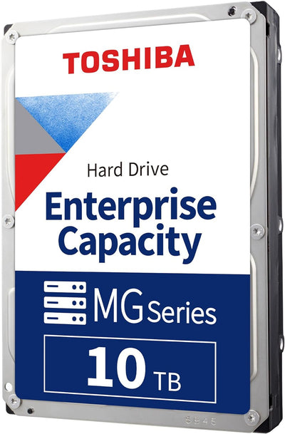 Toshiba 10TB Enterprise Internal Hard Drive – MG Series 3.5' SATA HDD Mainstream server and storage,