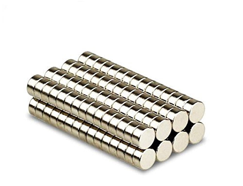 100 Stück Neodym Magnete N52 Scheibe 8x2 mm | Kühlschrankmagnet Pinnwandmagnet Whiteboard Magnet Sch