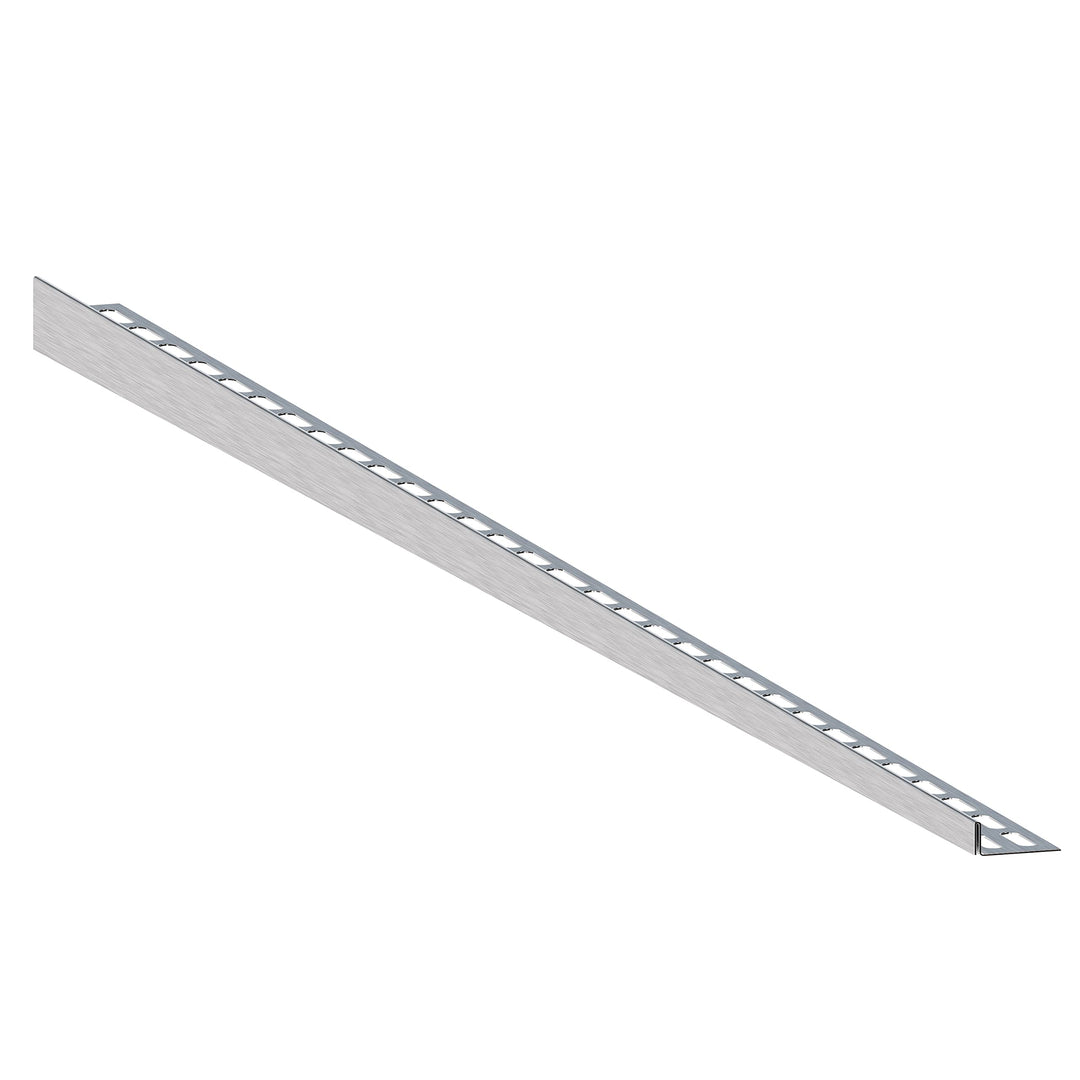 Aquabad Edelstahl Gefälleprofil Clive für begehbare Dusche 160cm, rechtsversion, Kantenhöhe 10mm 160