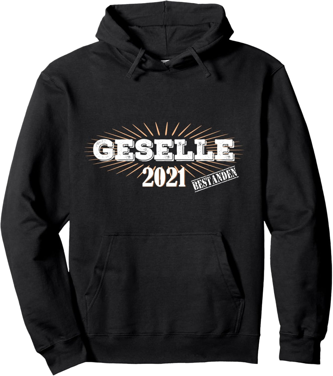 Geselle 2021 bestanden Prüfung Ausbildung Azubi Pullover Hoodie