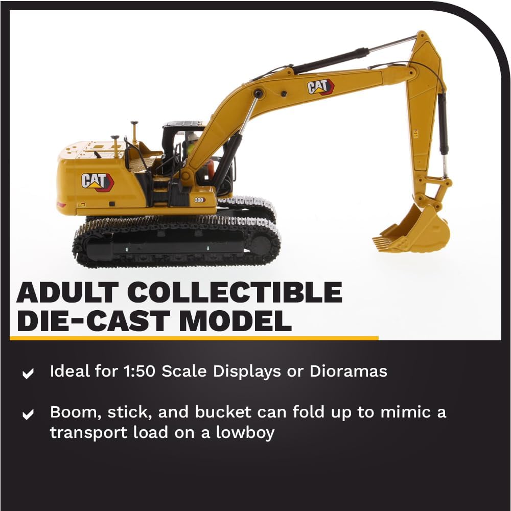 Diecast Masters 85585 - Cat 330 Hydraulikbagger Next Generation, Massstab 1:50, ab 14 Jahren, in Ble