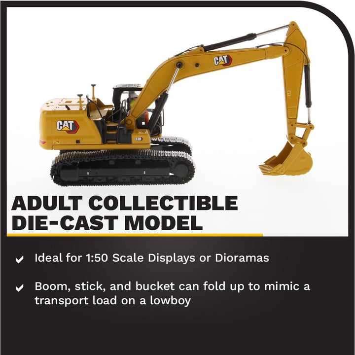 Diecast Masters 85585 - Cat 330 Hydraulikbagger Next Generation, Massstab 1:50, ab 14 Jahren, in Ble