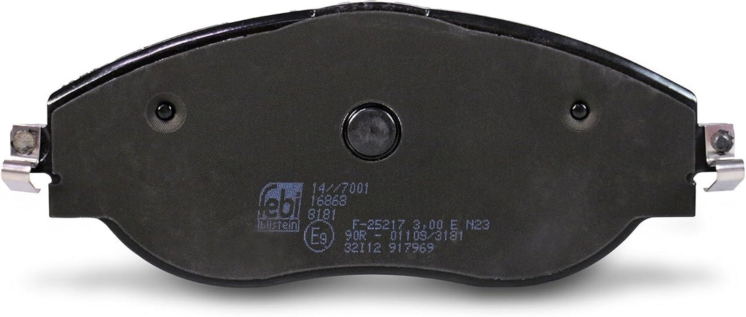 febi bilstein 16868 Bremsbelagsatz mit Schrauben , 1 Stück