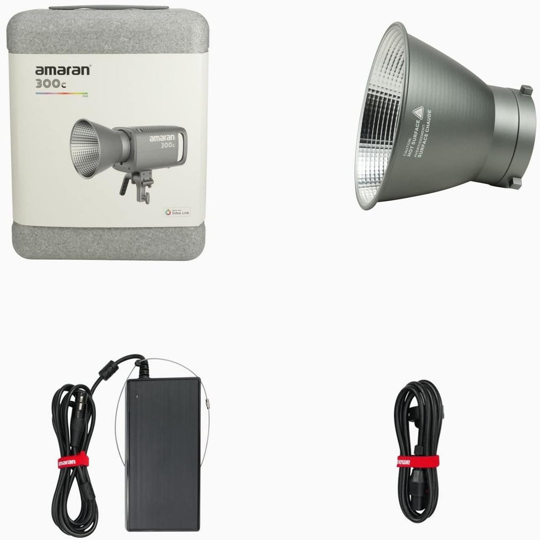 Aputure Amaran 300C RGBWW COB LED Videoleuchte, 300W 2500K bis 7500K Bowens Mount Dauerlicht für Fot
