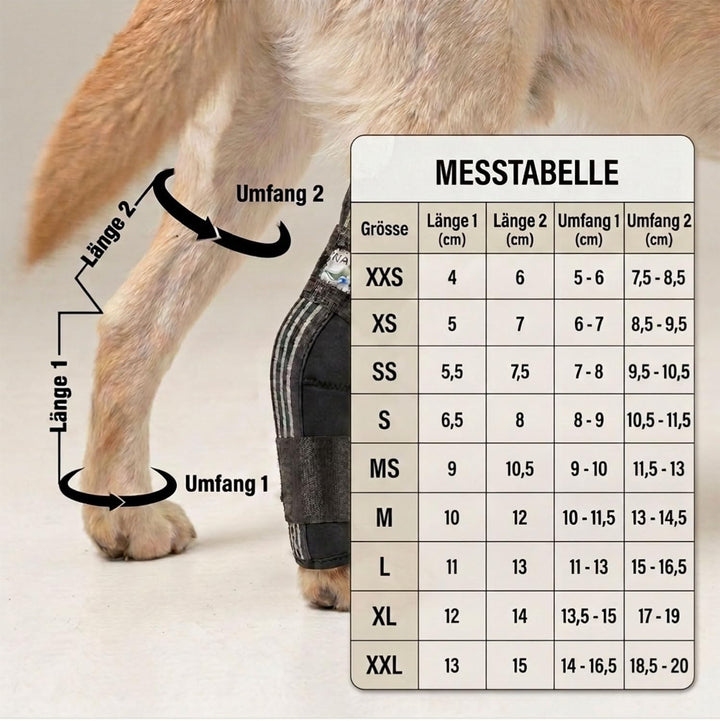 Nature Pet Tarsal- / Sprunggelenk Schutz Bandage 135° Winkel für Hunde (XS 2) 2 XS, 2 XS