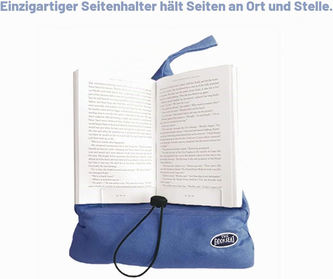 The Book Seat Beige/Buckskin Book/Ipad/E-Reader Holder Wildleder, Beige, Wildleder, Beige