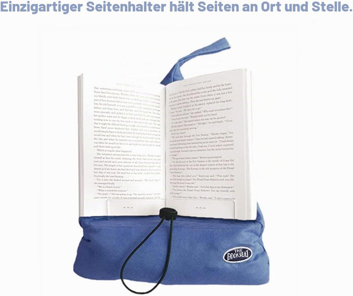 The Book Seat Beige/Buckskin Book/Ipad/E-Reader Holder Wildleder, Beige, Wildleder, Beige