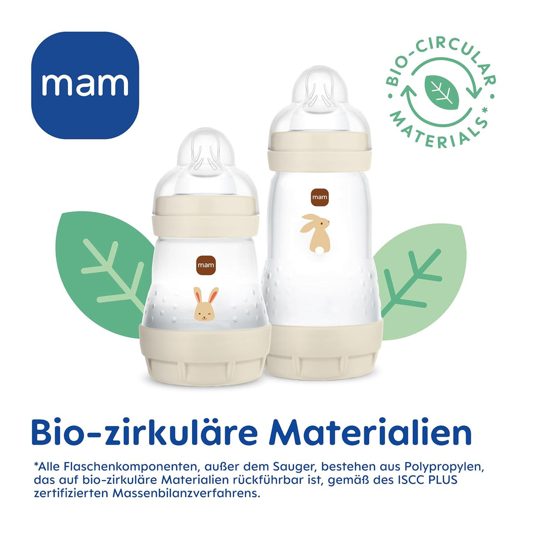 MAM Easy Start Anti-Colic Welcome Set | 0+ Mon | Baby Erstausstattung mit 3 Anti-Colic Babyflaschen