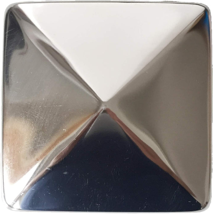 Pfostenkappe Edelstahl quadratisch - pyramidenförmig 4 Stück (91x91mm), 91x91mm