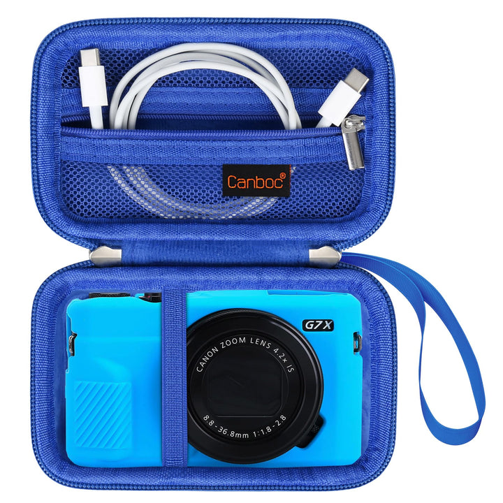 Canboc Tragetasche für Canon PowerShot G7 X Mark II/G7 X Mark III/G5 X Mark II.G7X Digitalkamera, Po