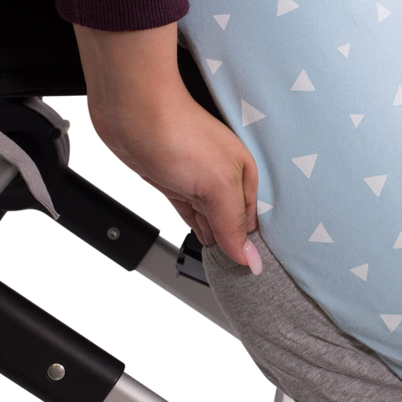 JYOKO KIDS Universal Baby Fusssack für Kinderwagen (BLUE SPARKLES, BAUMWOLLE)