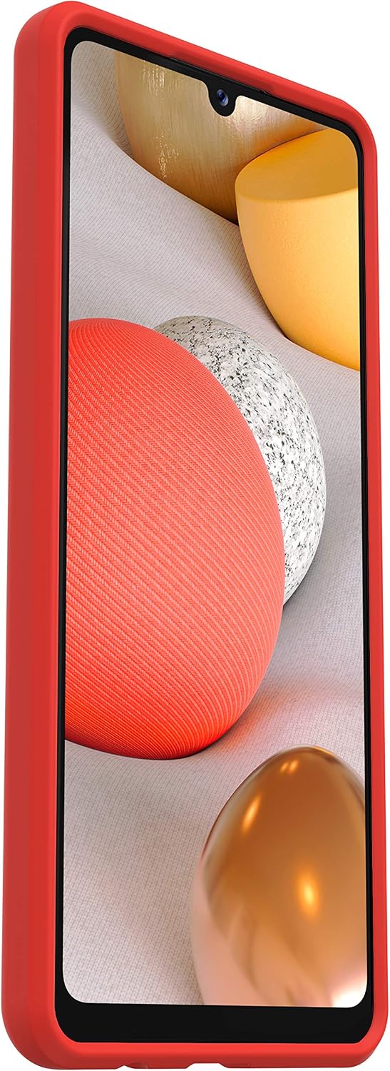 OtterBox Sleek Case , transparente, sturzsichere Schutzhülle für Galaxy A42 5G , rot/transparent (oh
