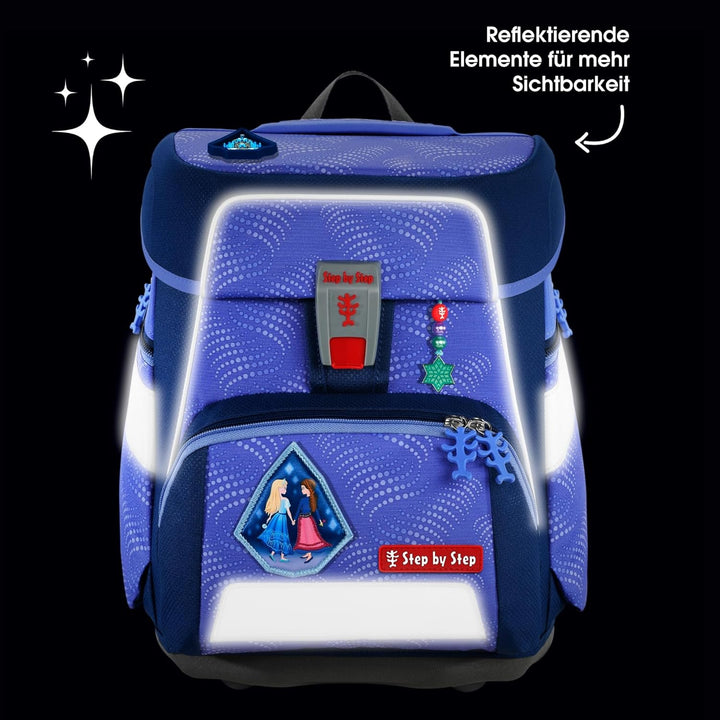Step by Step Schulranzen-Set Space, Ice Princess, 5-teilig, lila, Prinzessin-Design, ergonomischer T