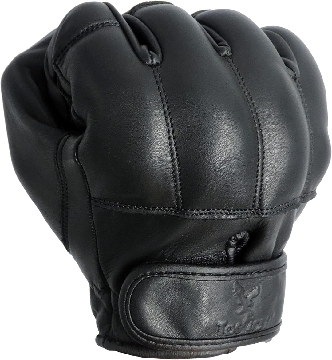 TacFirst SECURITY Quarzhandschuhe H004, schnitthemmende Quarz-Sand echtleder Security Handschuhe L (