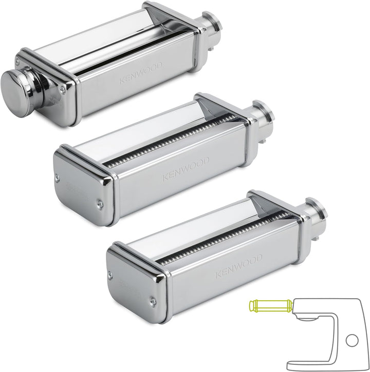 Kenwood Pasta-Set MAX980ME Zubehör für Kenwood Küchenmaschinen, elektrische Nudelmaschine mit Lasagn