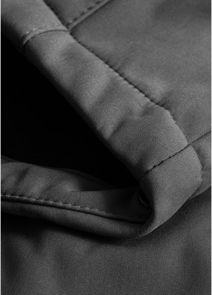 Softshell Jacke Plus Size Herren, Stahlgrau, XXXL